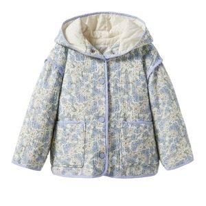 NWT Zara Floral Embroidered Jacket 2T-3T